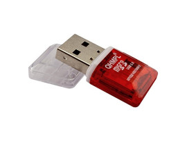 Quantum QHM5570 Micro SD Card Reader (Red)